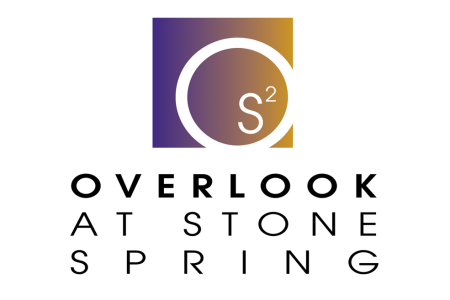 Overlook at Stone Spring – Logo for an upscale student housing community near James Madison University
