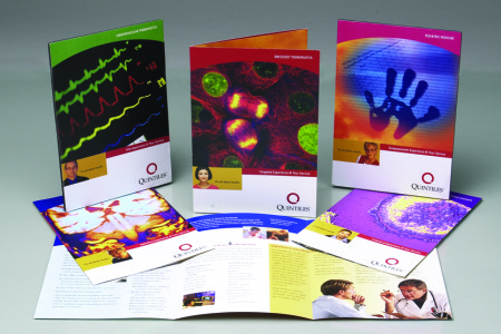 Quintiles Transnational – Specialty brochures designed by Jolt Interactive for Quintiles