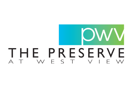 The Preserve at West View – Logo for an upscale apartment community in Greer, SC