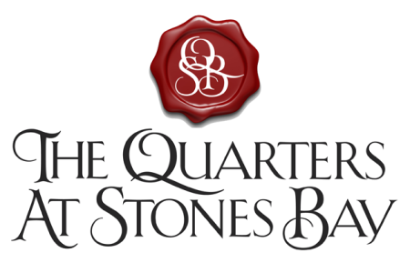 The Quarters at Stones Bay – Logo for a luxury apartment community in the coastal community of Sneads Ferry, NC.