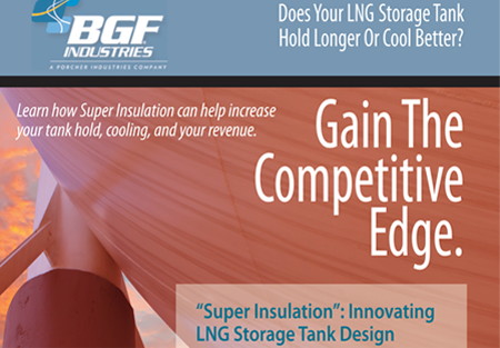 BGF Industries – Email campaign developed for BGF Industries promoting the benefits of one of their woven fabrics in the insulation of LNG tanks.